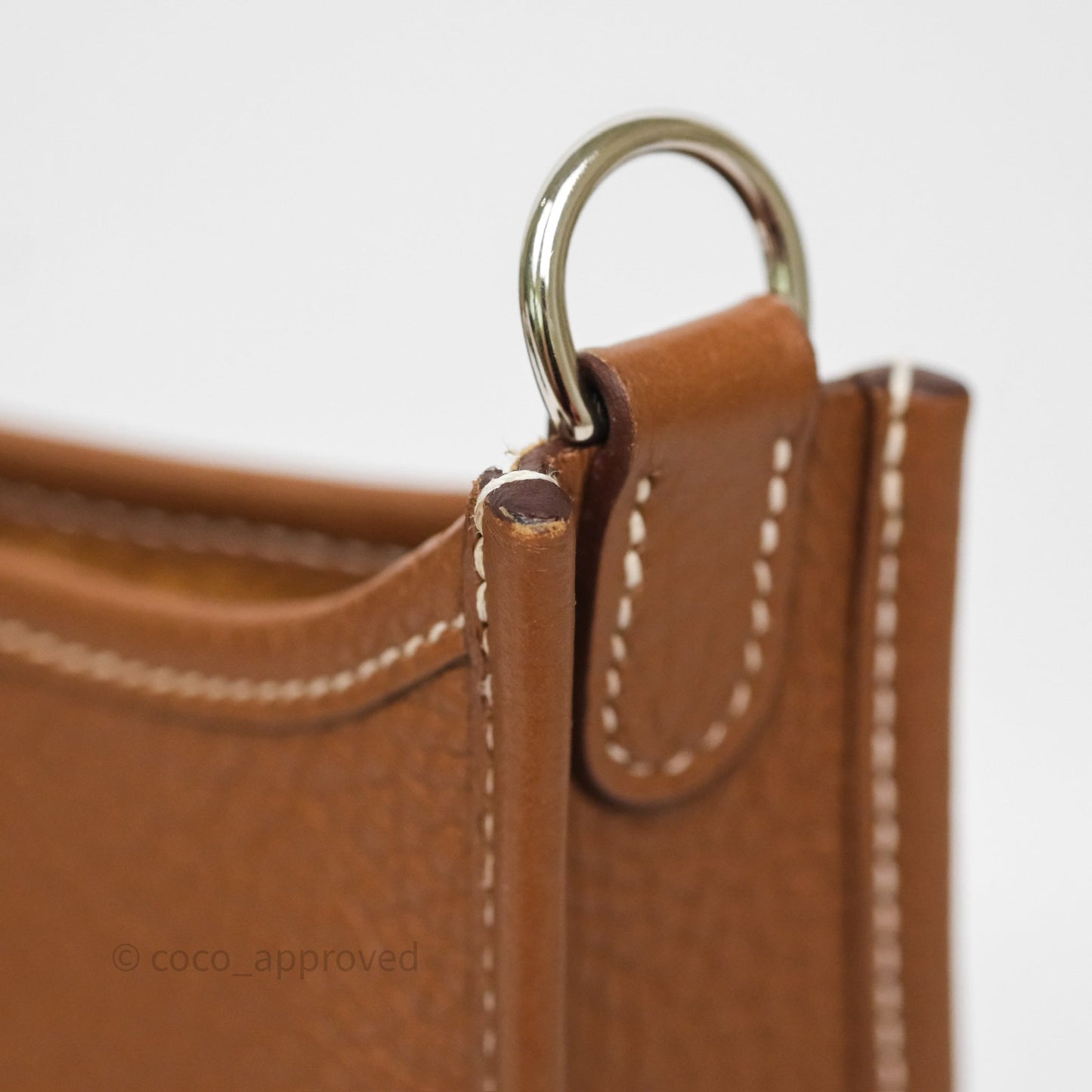 Hermès Mini Evelyne 16 Amazone Gold 37 Clemence Palladium Hardware