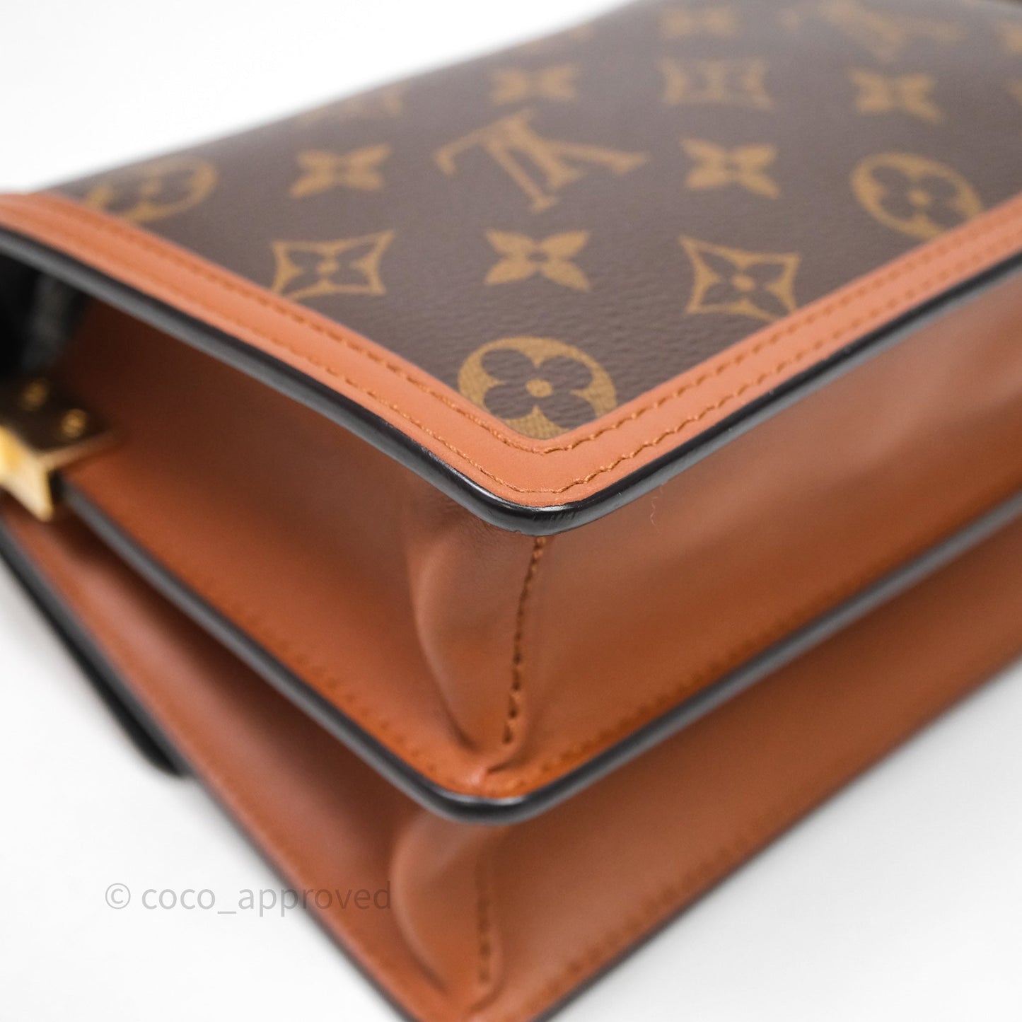 Louis Vuitton Mini Dauphine Monogram Tan Calfskin