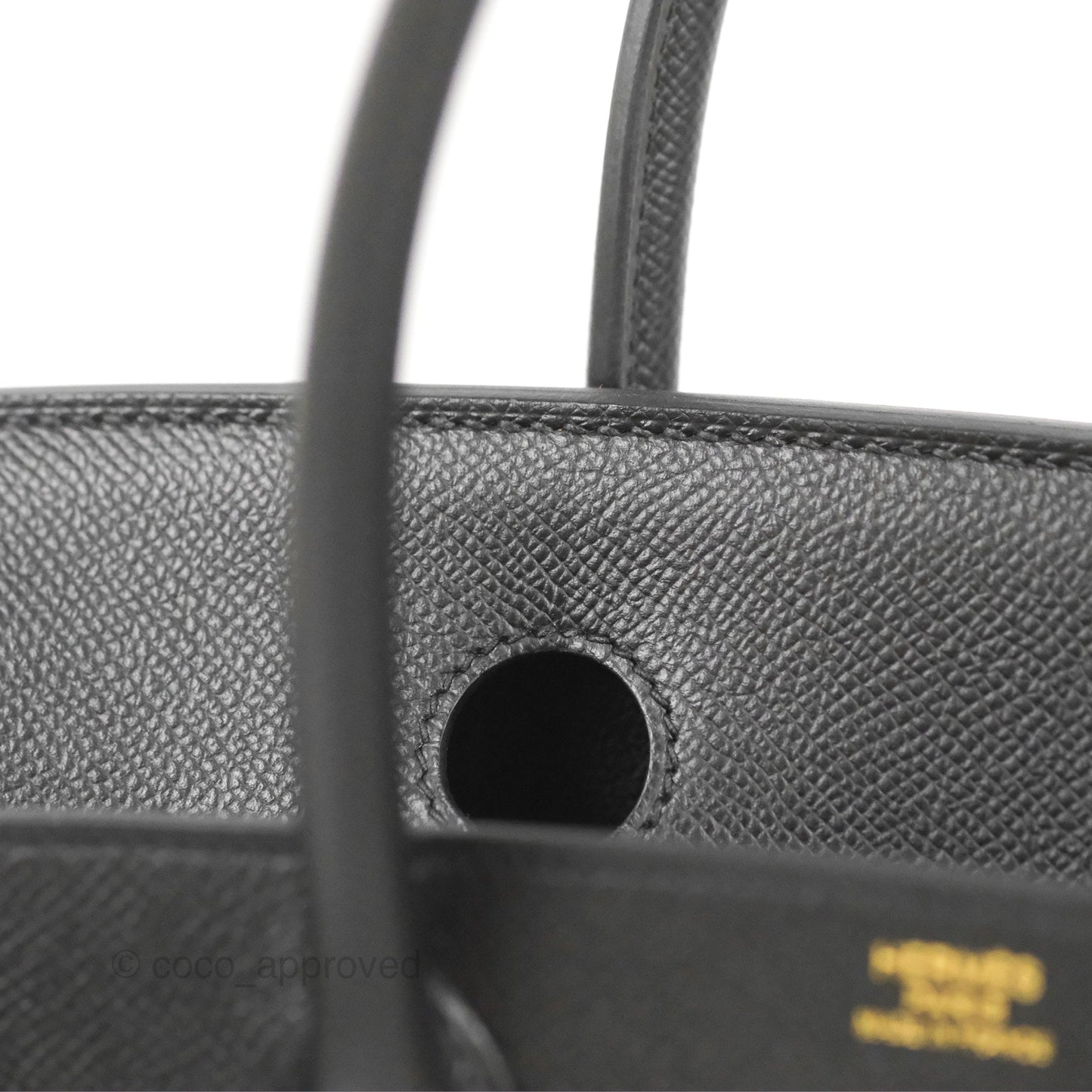 Hermès Birkin 30 Black Epsom Gold Hardware