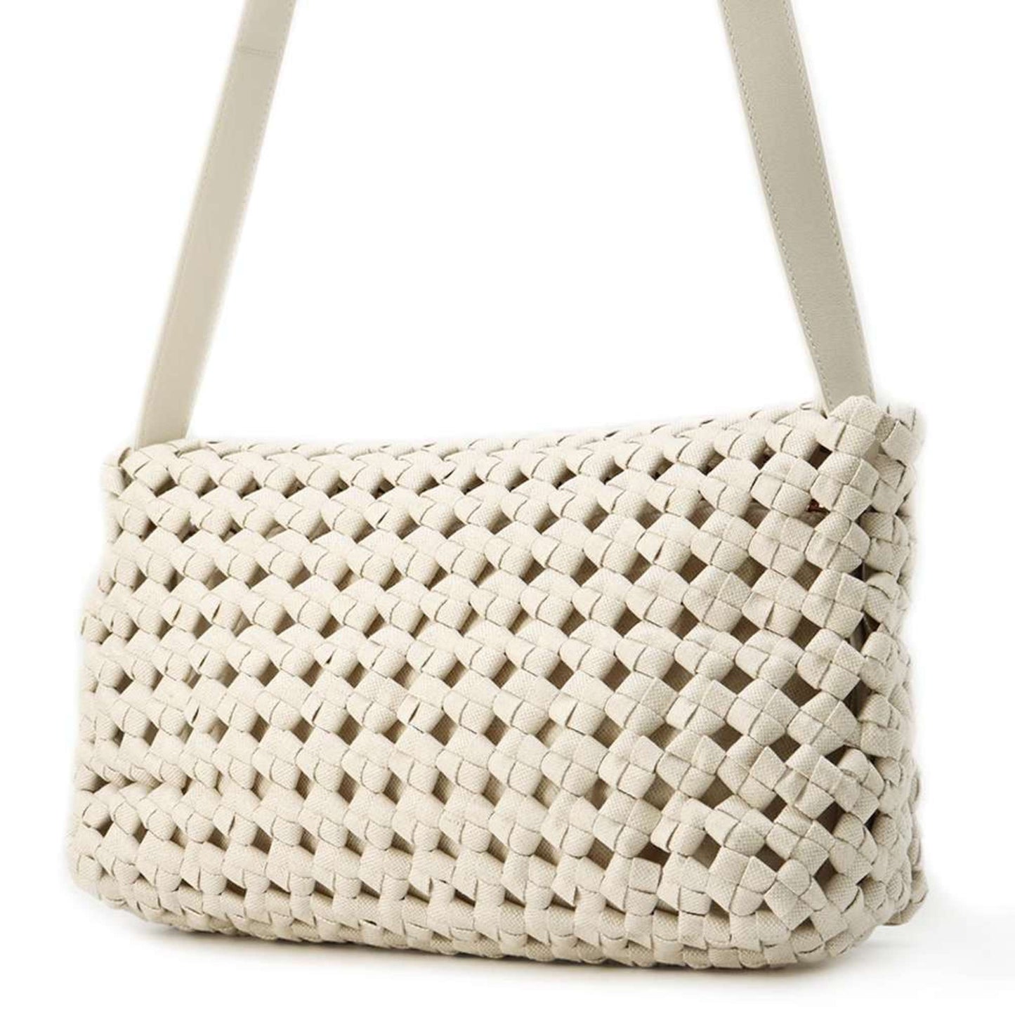 Luxury Bottega Veneta  Canvas Leather Shoulder Bag ()