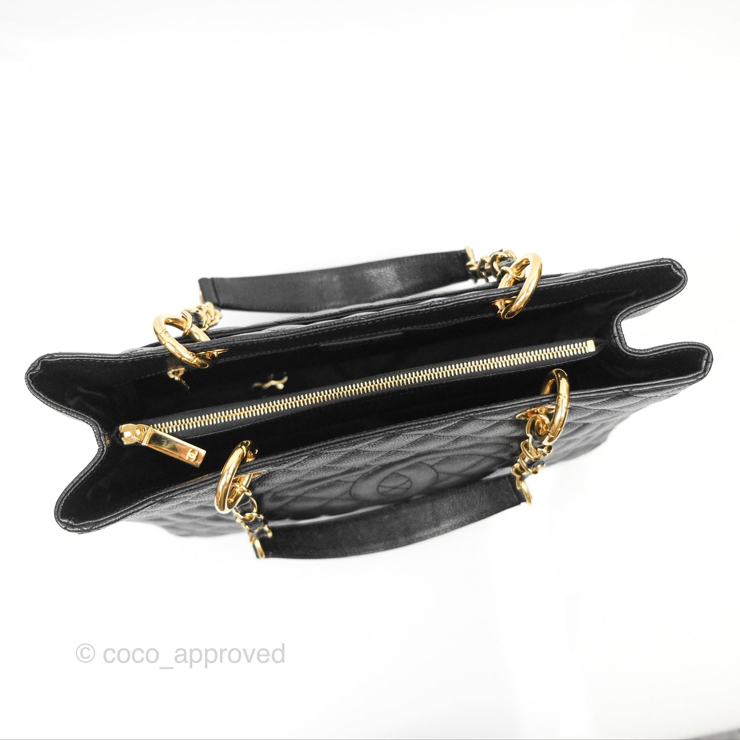 Chanel GST Black Caviar Gold Hardware