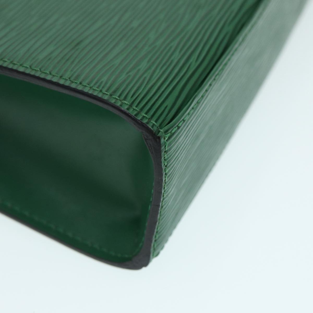 LOUIS VUITTON Epi Malesherbes Hand Bag Green M52374 LV 84626