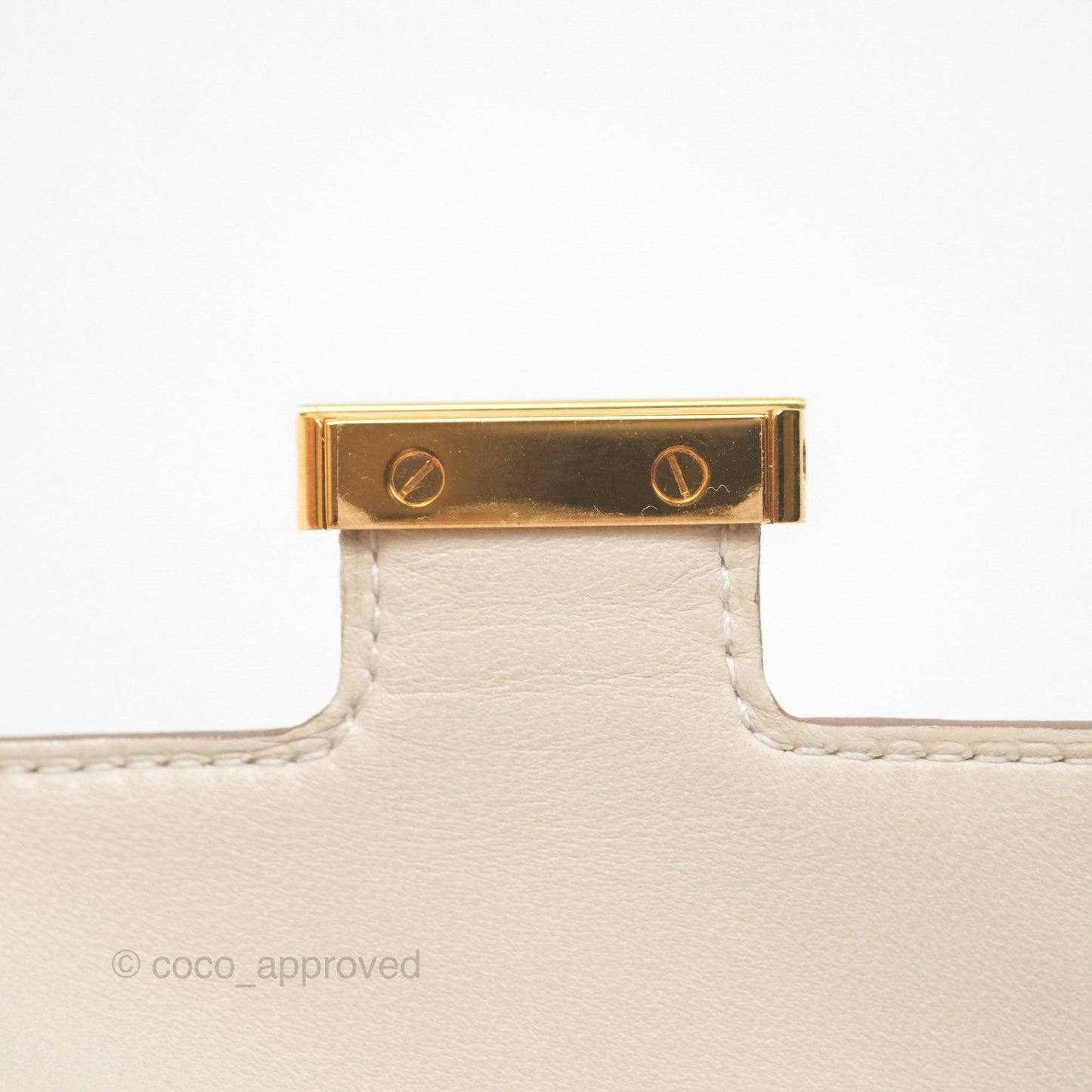 Hermès Constance Long To Go Wallet Craie 10 Epsom Gold Hardware