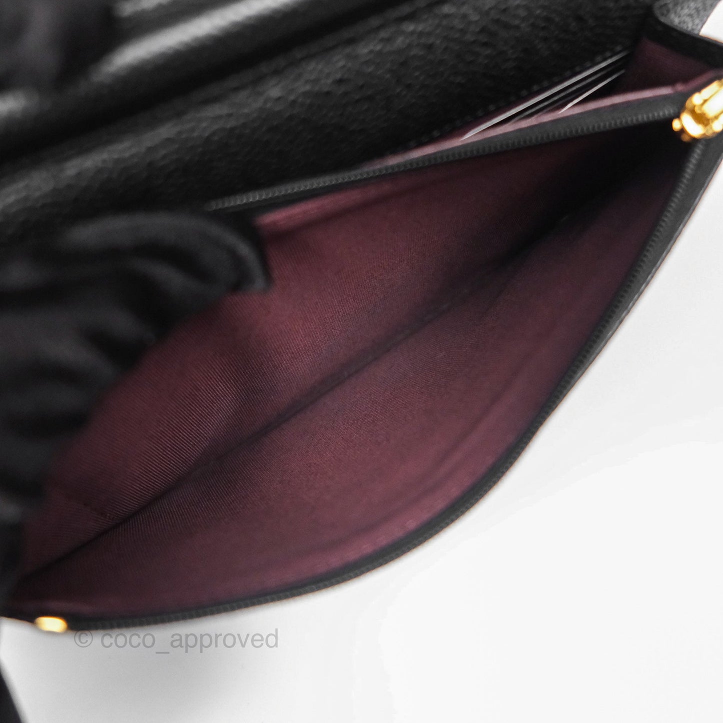 Chanel Classic Wallet On Chain WOC Quilted Black Caviar Gold Hardware