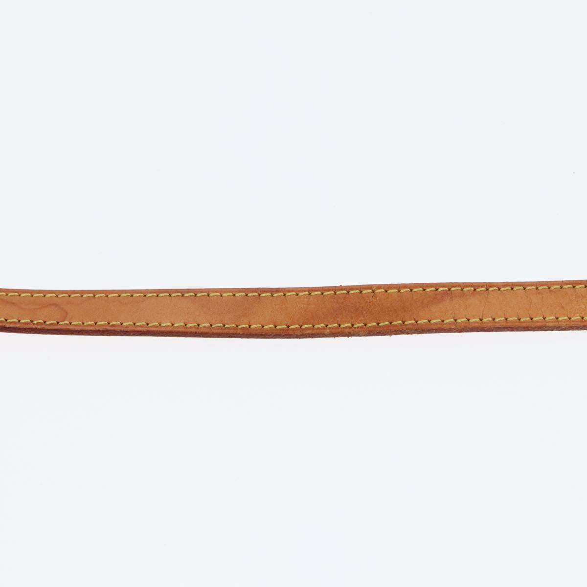 LOUIS VUITTON Shoulder Strap Leather 36.2"" Beige LV 84683