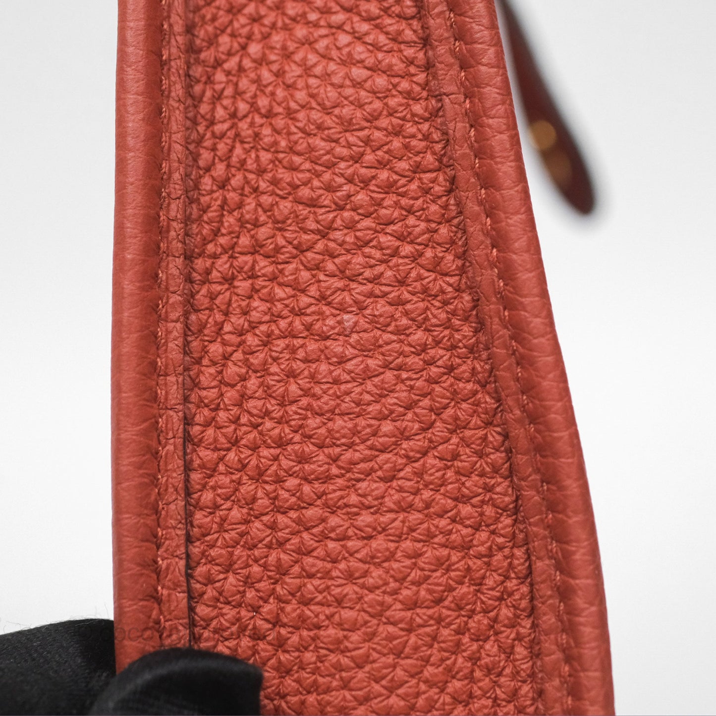 Hermès Mini Evelyne 16 Cuivre Clemence Gold Hardware