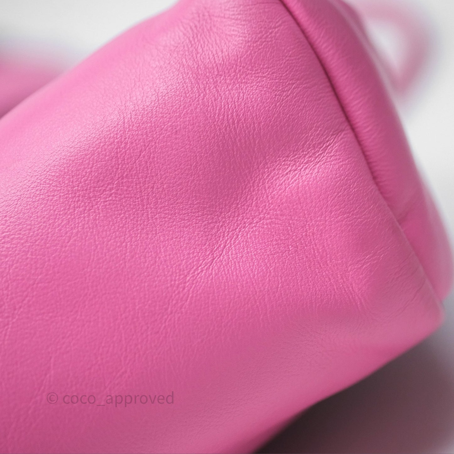 Chanel 31 Large Shopping Bag Leaves Printed Canvas/ Calfskin Pink