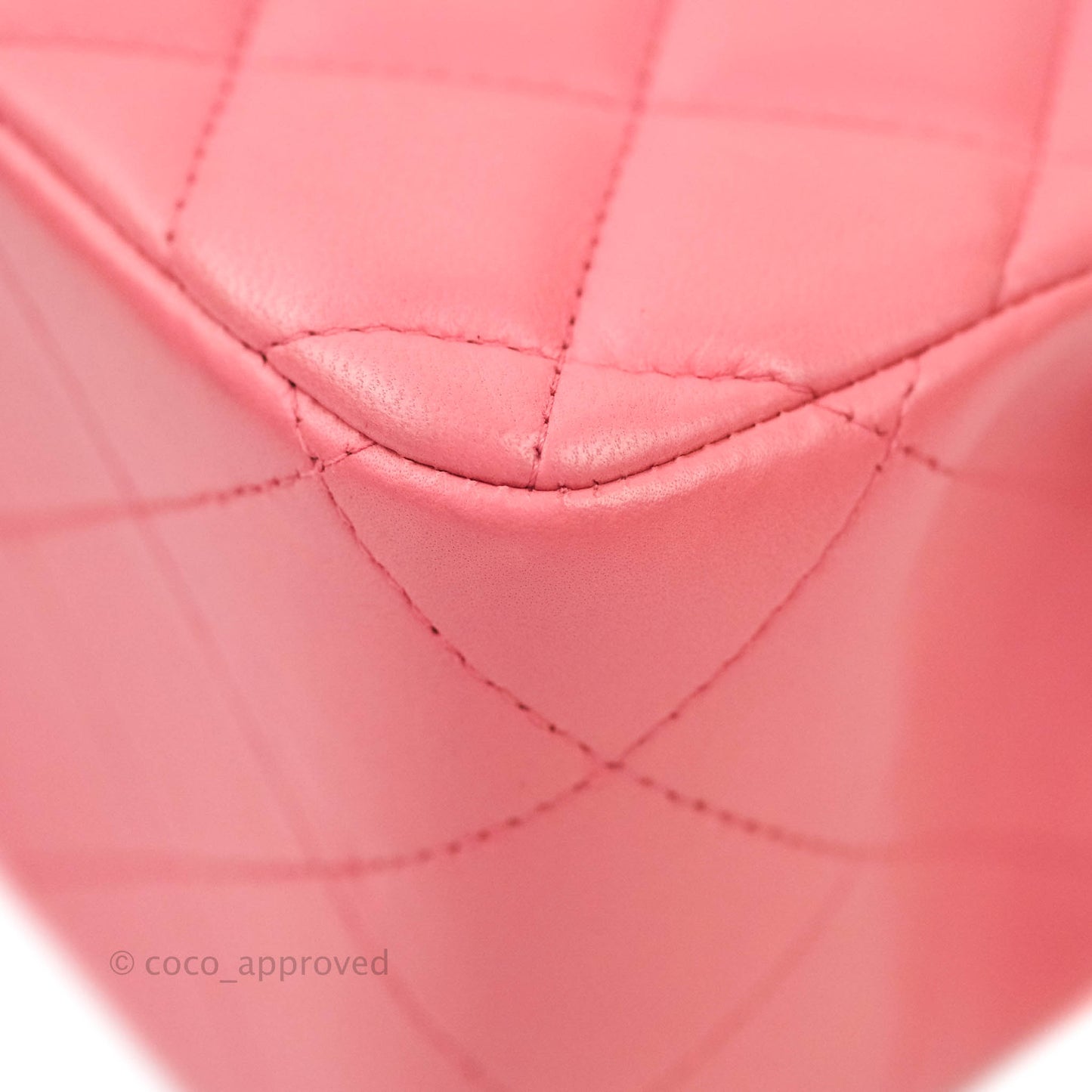 Chanel Jumbo Double Flap Pink Lambskin Silver Hardware⁣⁣