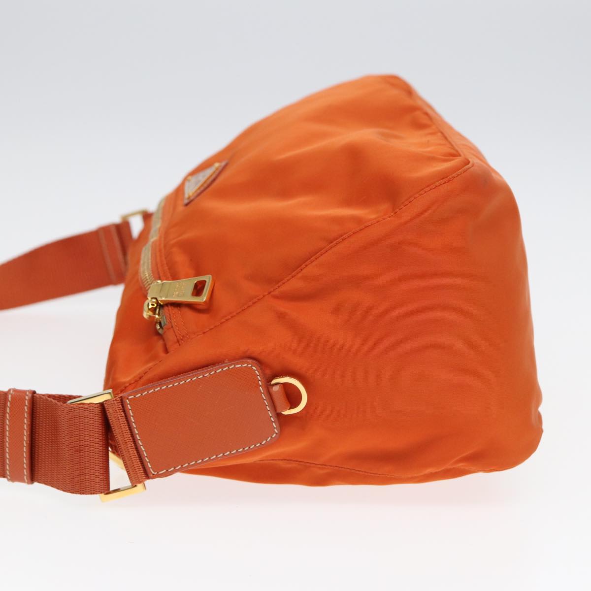 Luxury Prada Shoulder Bag Nylon Orange  84771