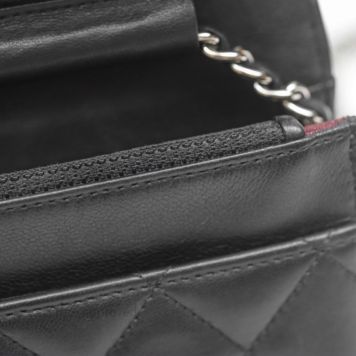 Chanel Quilted WOC Black Lambskin Silver Hardware
