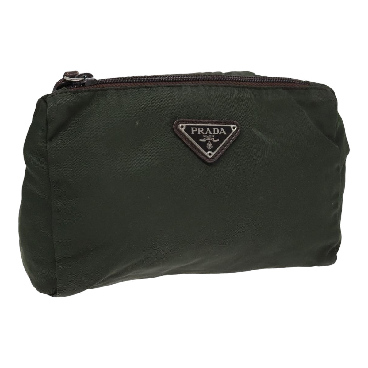 Luxury Prada Pouch Nylon Khaki  84814
