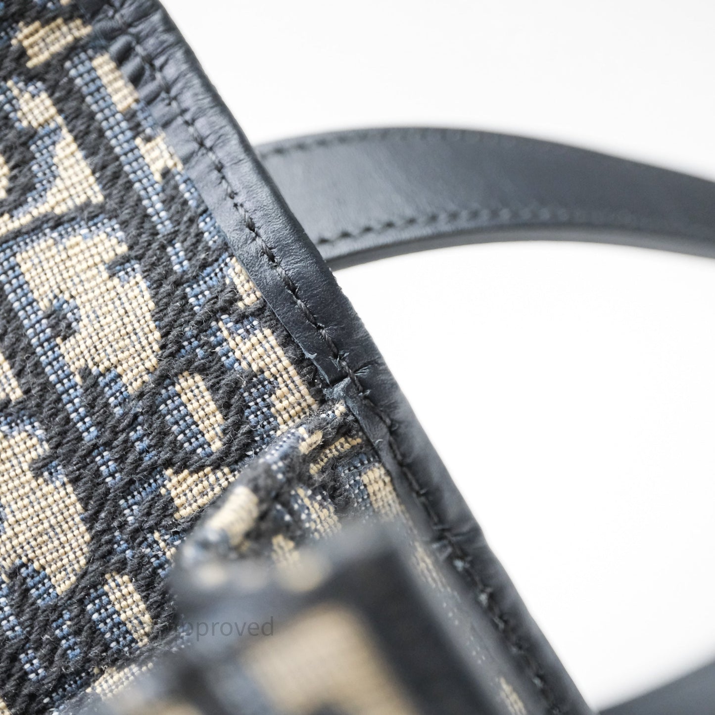 Christian Dior 30 Montaigne Bag Blue Dior Oblique Jacquard