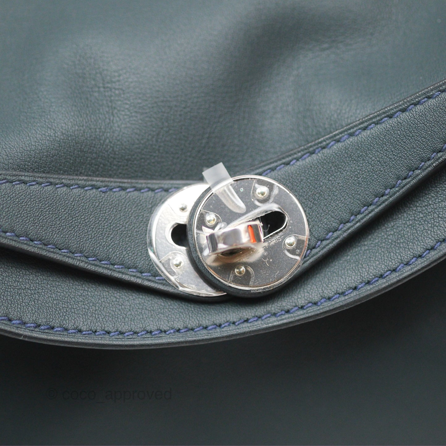 Hermès Lindy 26 Vert Rousseau/ Malachite Swift Palladium Hardware