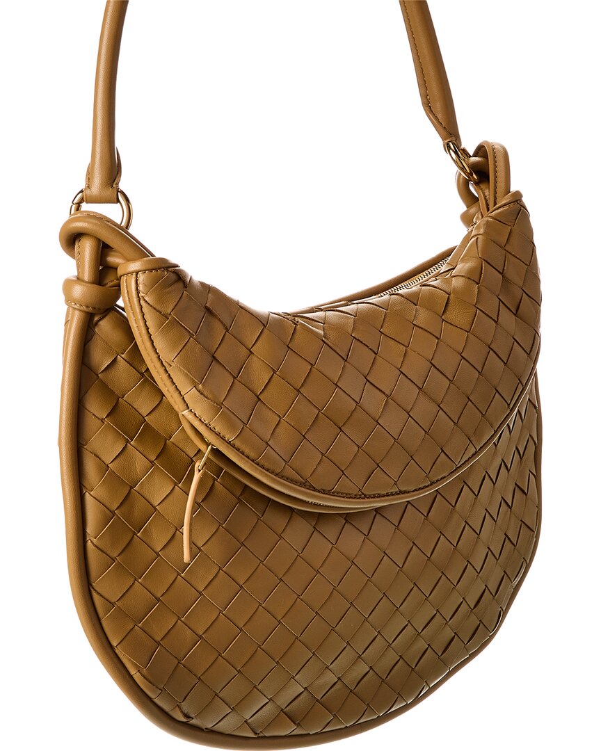 Luxury Bottega Veneta Gemelli Medium Intrecciato Leather Hobo Bag