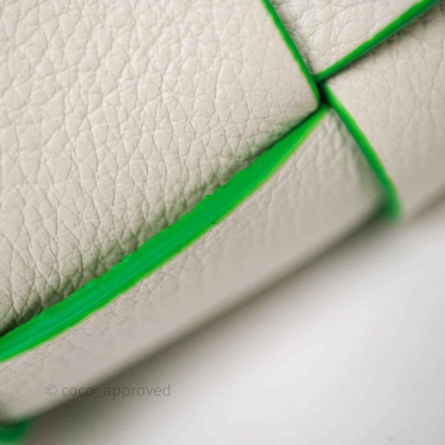 Bottega Veneta Cassette Mini Bag White/ Parakeet