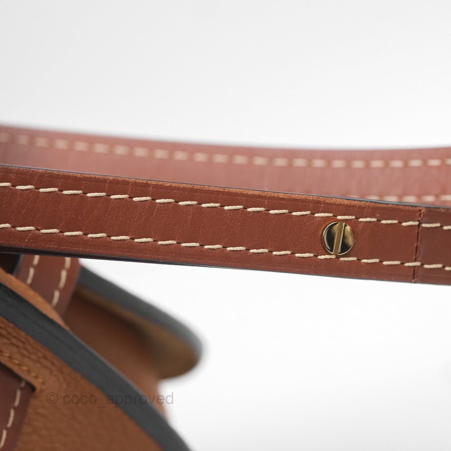 Loewe Small Gate Bag Grained Calfskin in Tan