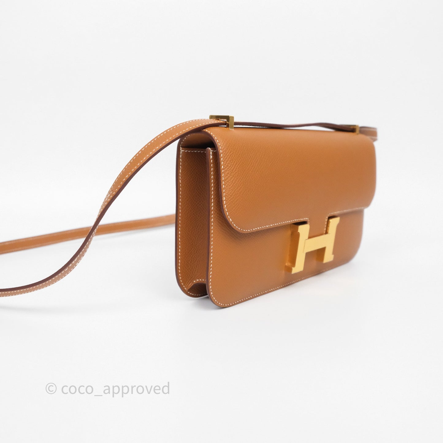 Hermès Constance Elan Gold 37 Epsom Gold Hardware