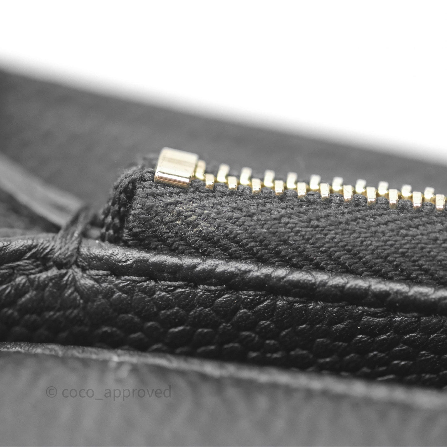 Chanel Small Chic Affinity Grained Calfskin Black Aged Gold Hardware