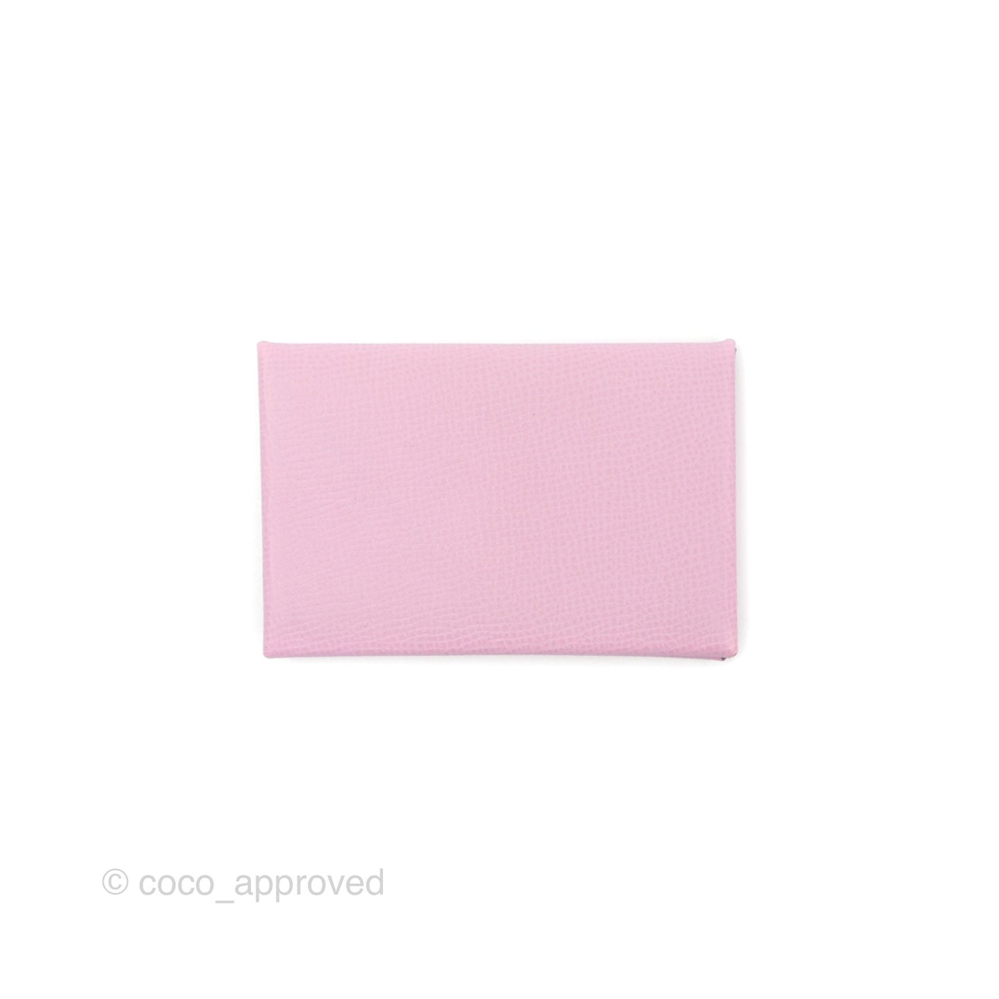 Hermès Calvi Card Holder Mauve Sylvestre Epsom
