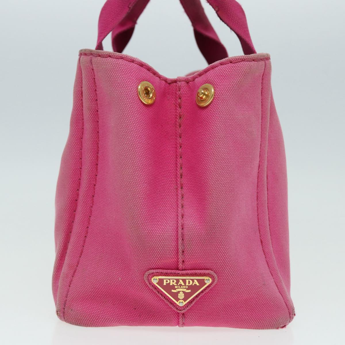 Luxury Prada Canapa PM Hand Bag Canvas Pink  84944