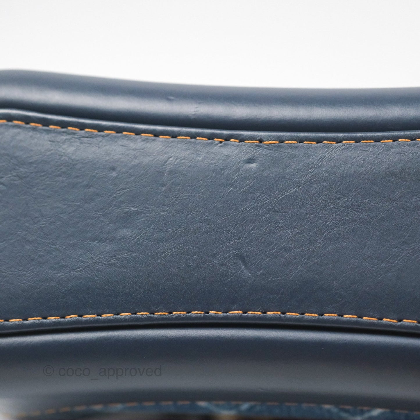 Chanel Small Gabrielle Hobo Quilted Navy Aged Denim