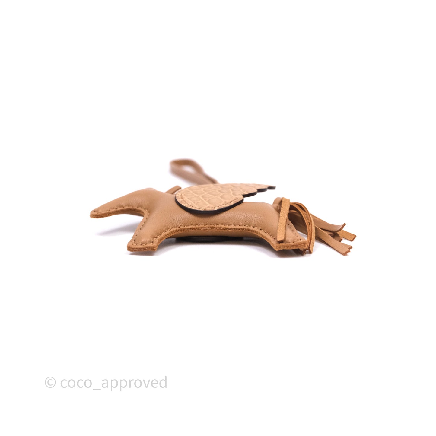 Hermès Rodeo Pegase Touch PM Bag Charm Chai