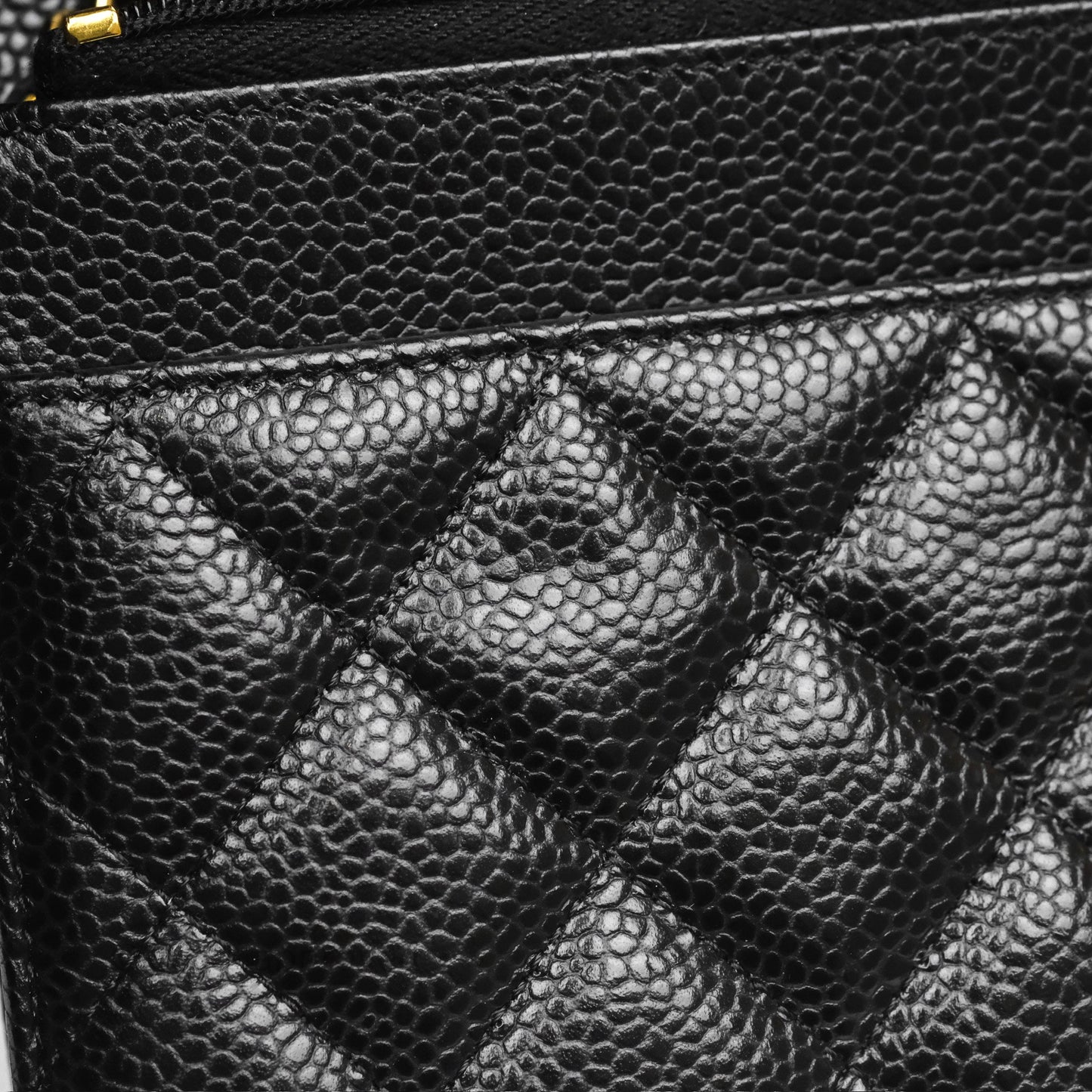 Chanel Classic Wallet On Chain WOC Quilted  Black Caviar Gold Hardware