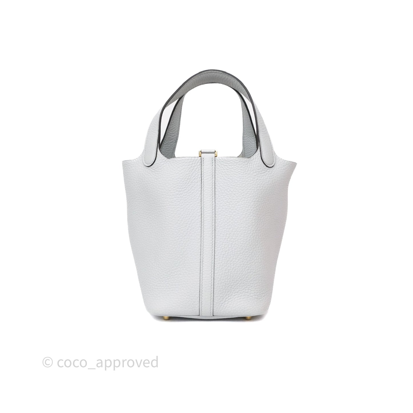 Hermès Picotin Lock 18 Bleu Pale 08 Clemence Gold Hardware