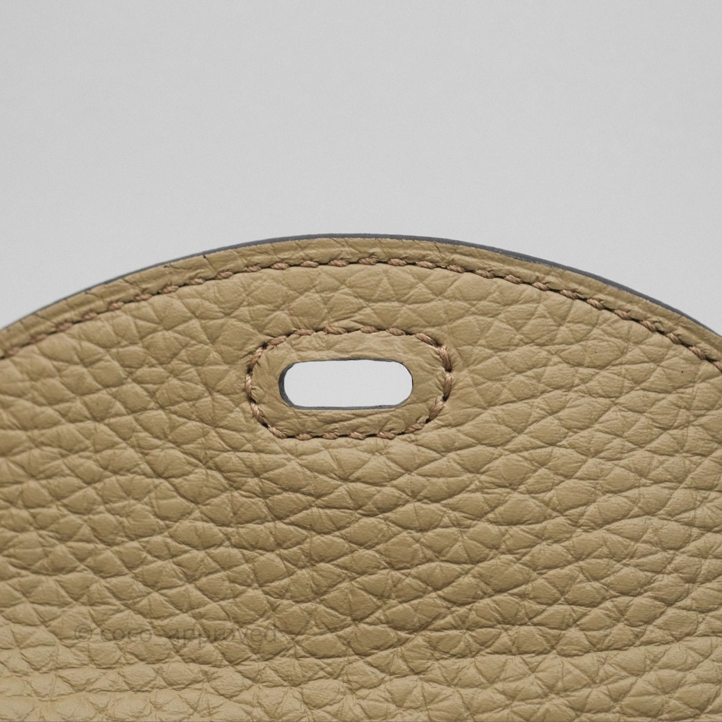 Hermès Mini Lindy 20 Beige Marfa 8Q Clemence Gold Hardware