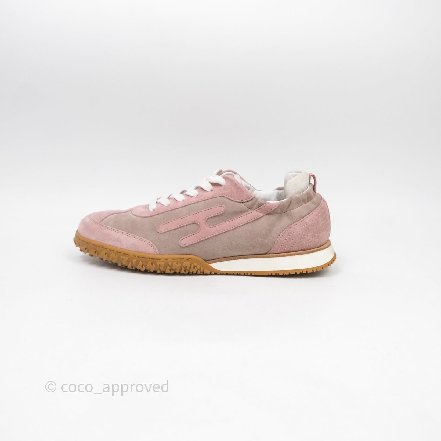 Hermès Jet Sneaker Rose Cancan /Rose Aquarelle Size 38