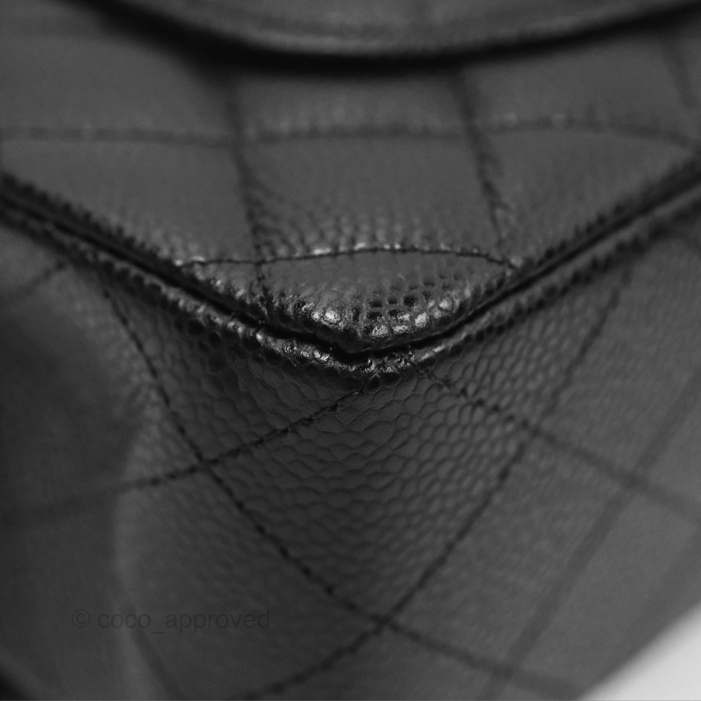 Chanel Small Classic Quilted Flap Black Caviar Gold Hardware