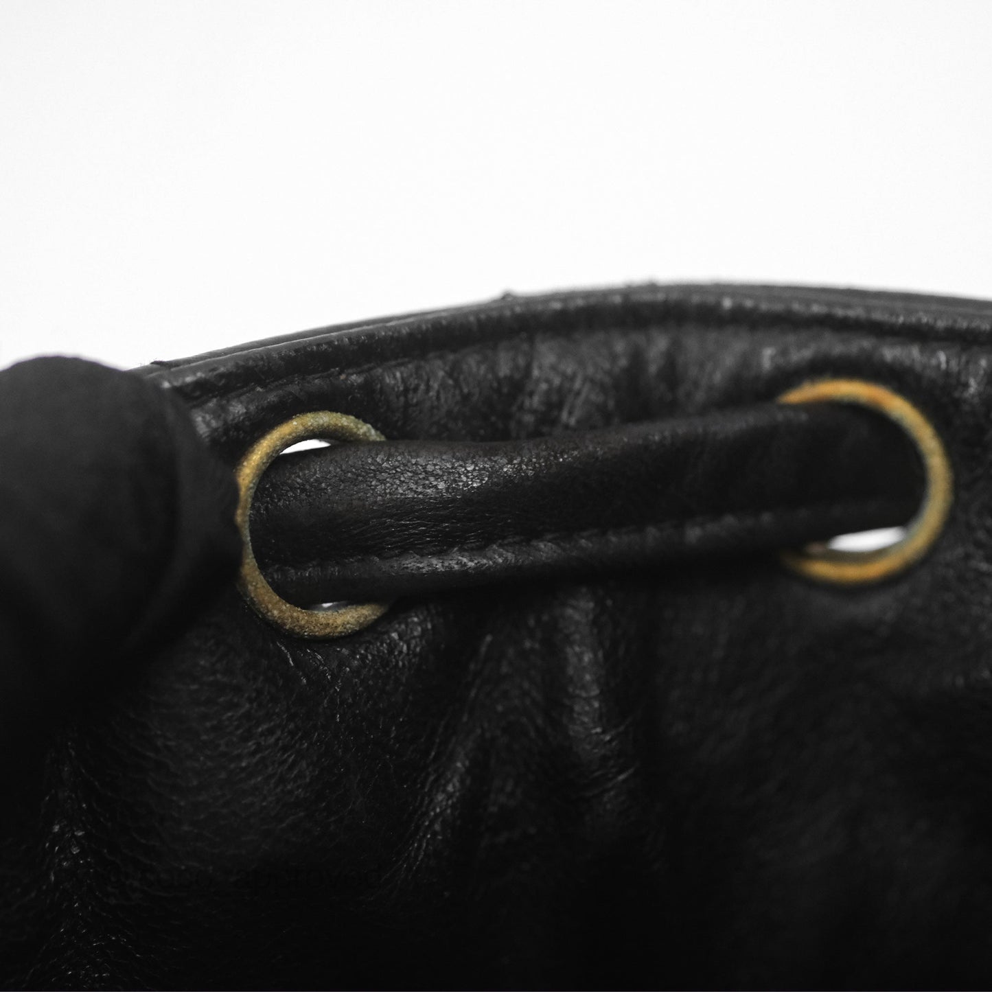 Chanel Vintage CC Duma Backpack Black Lambskin 24K Gold Hardware