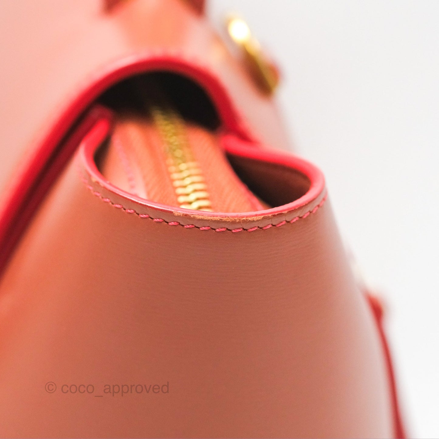 Celine Micro Belt Bag Terracotta Smooth Leather Gold Hardware