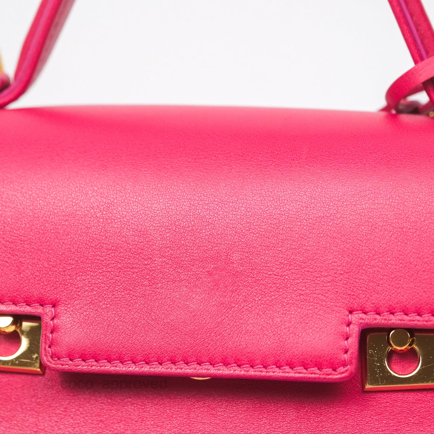 Delvaux Tempête Mini in Silky Calf Framboise