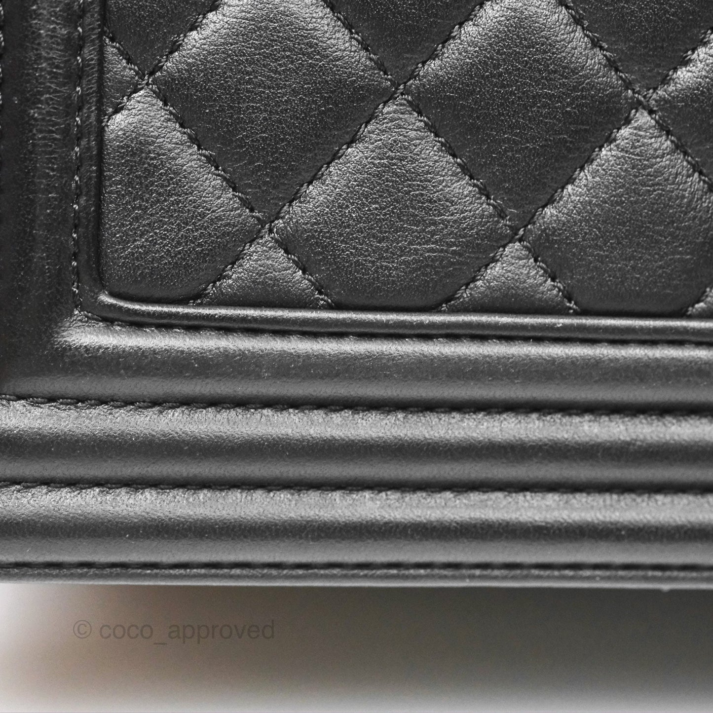 Chanel Small Boy Black Calfskin Gold Hardware