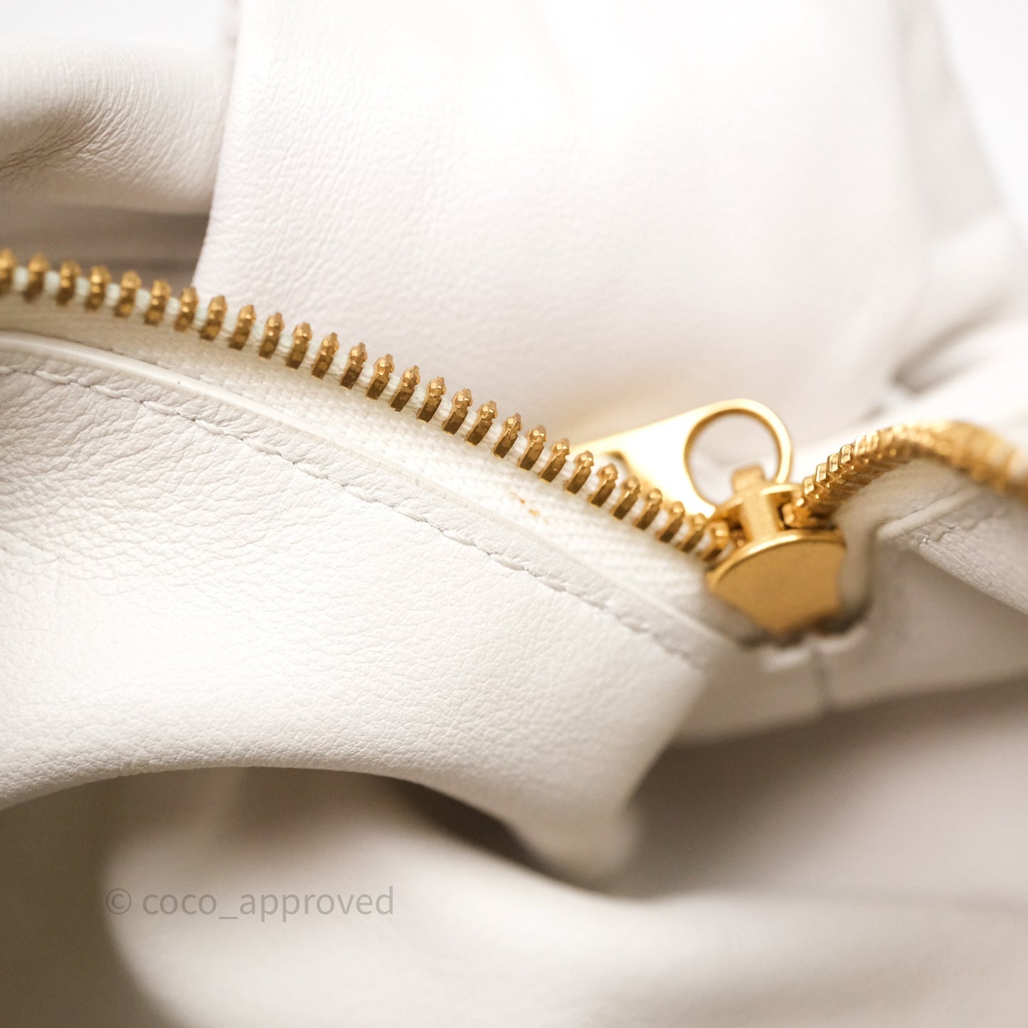 Bottega Veneta Double Knot Leather White Bag