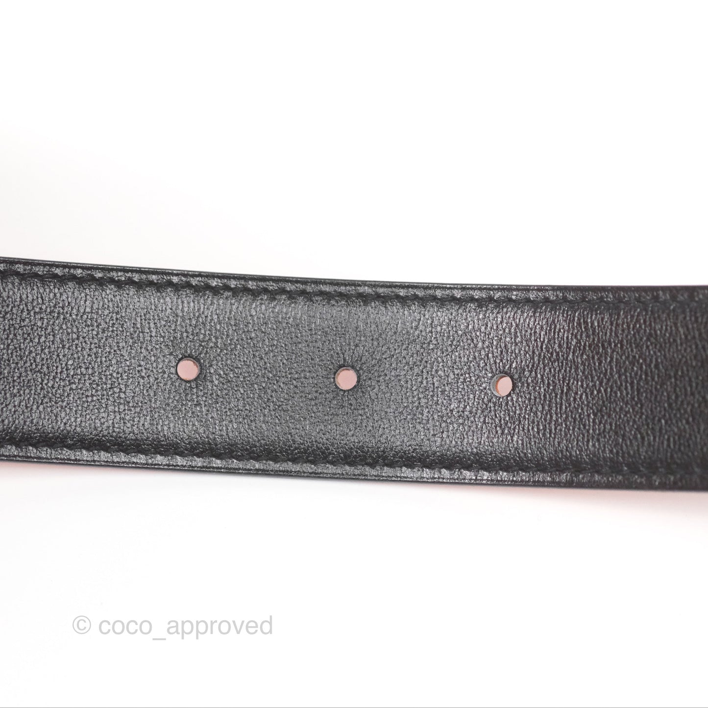Hermès H Speed Belt Buckle & Reversible Leather Strap Black Silver Hardware 32mm