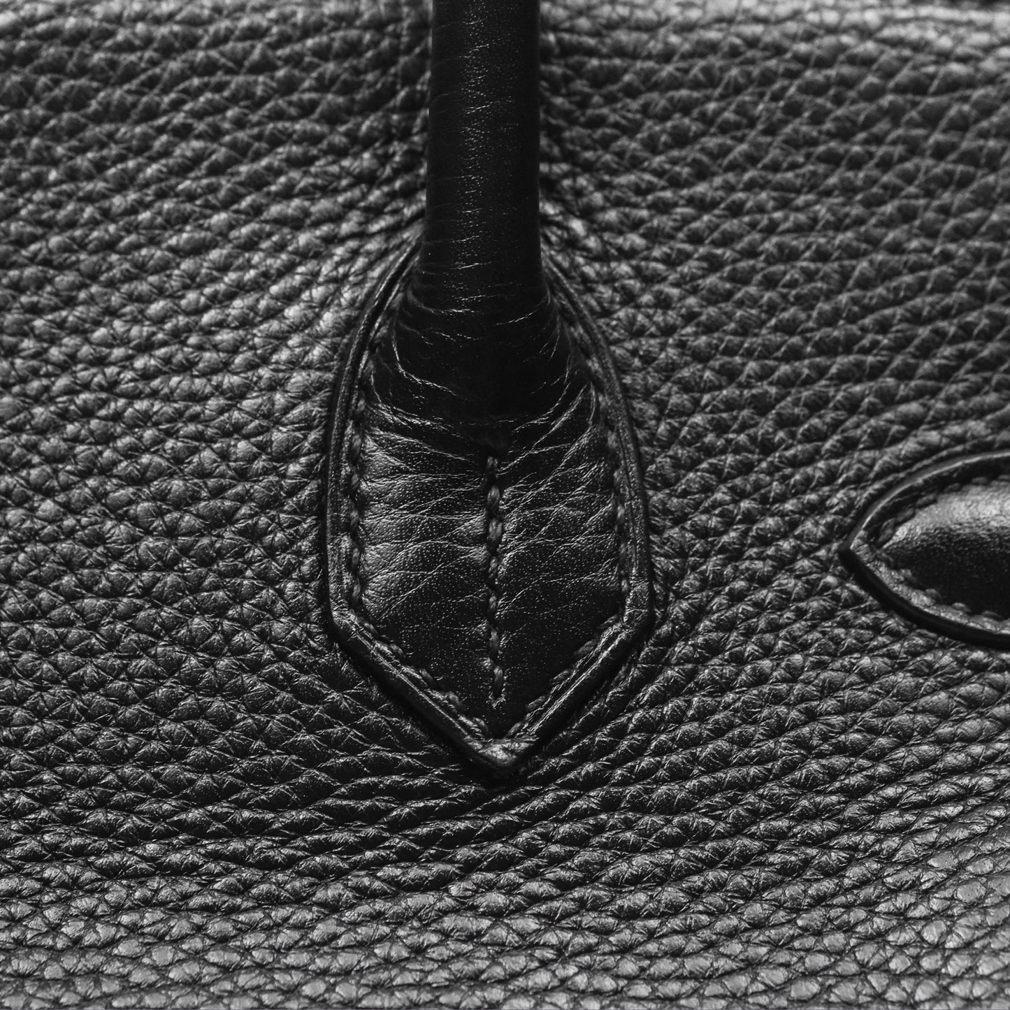 Hermès Birkin 30 Retourne Noir 89 Clemence Gold Hardware