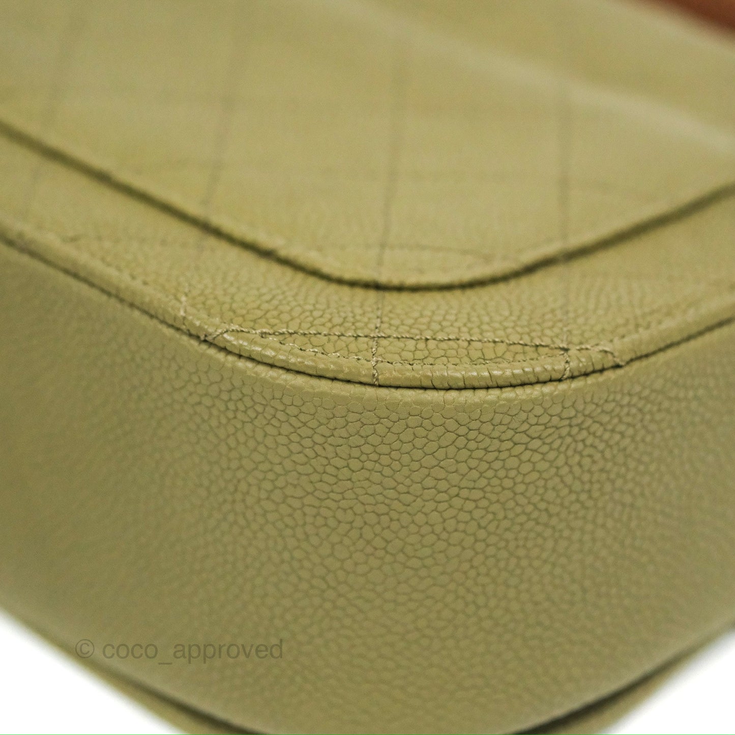 Chanel Small Cuba Top Handle Flap Khaki Caviar