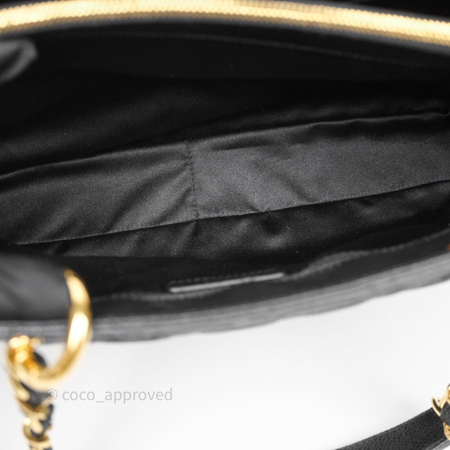 Chanel GST Black Caviar Gold Hardware