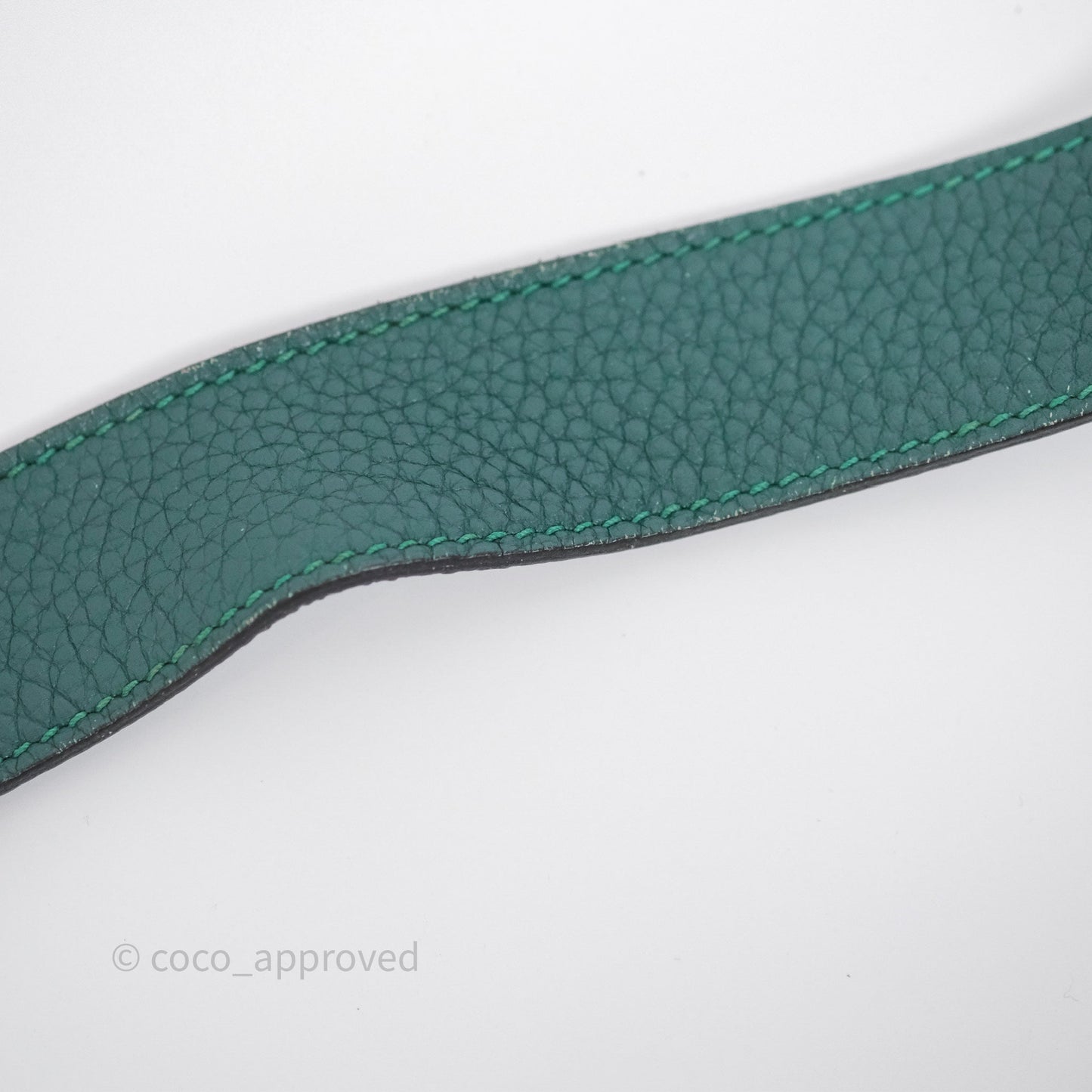 Hermès Lindy 30 Malachite Z6 Clemence Palladium Hardware