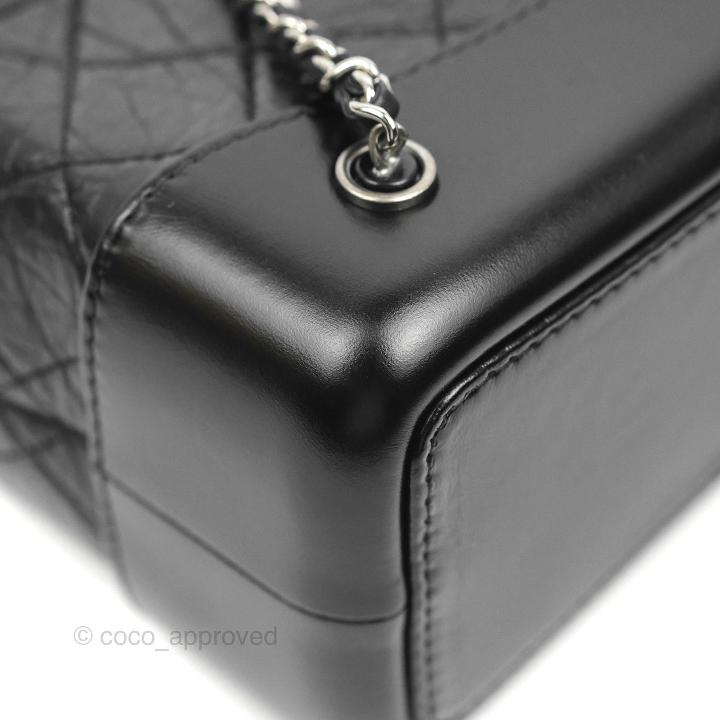Chanel Small Gabrielle Backpack Black Aged Calfskin