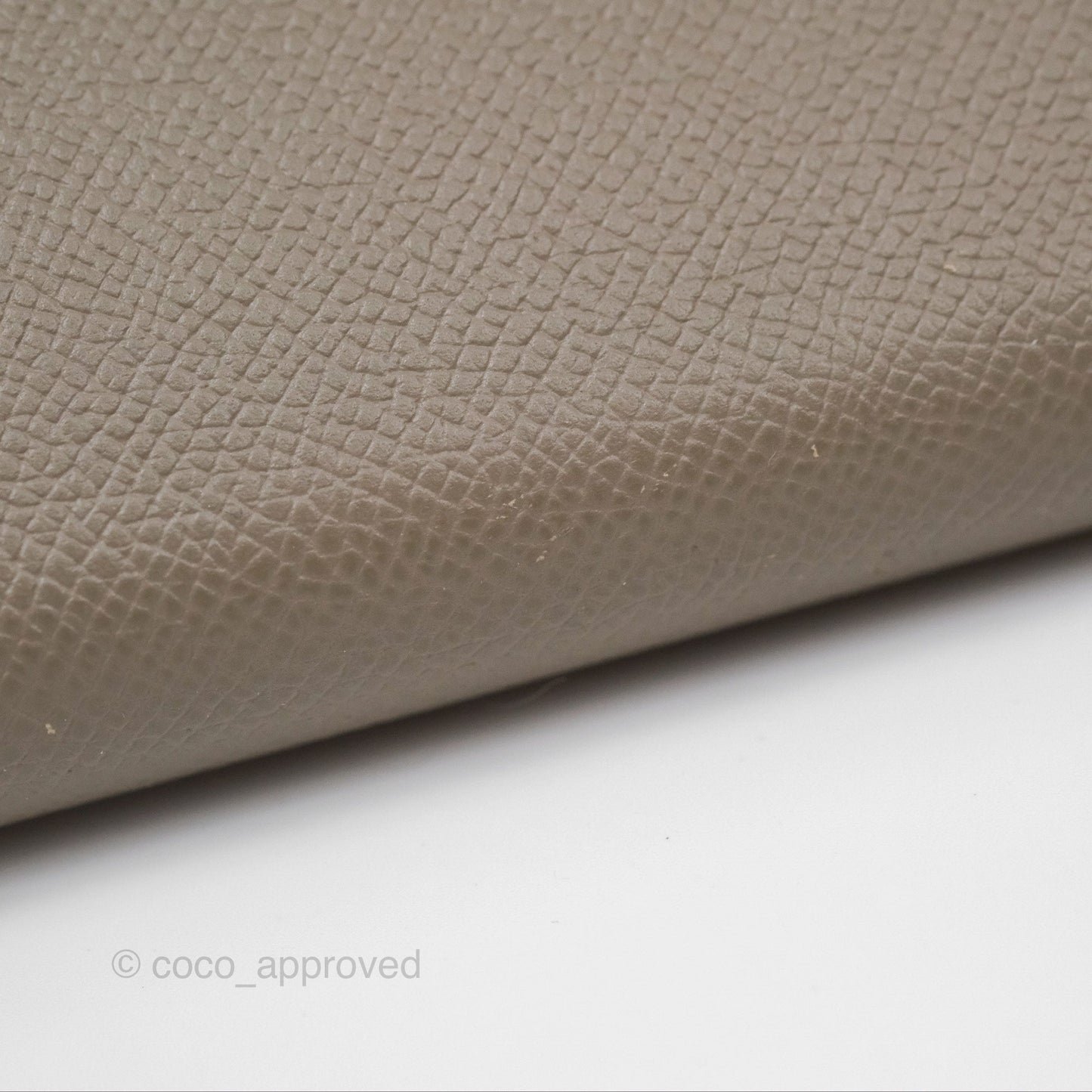 Hermès Kelly Wallet Gris Asphalte M8 Epsom Gold Hardware