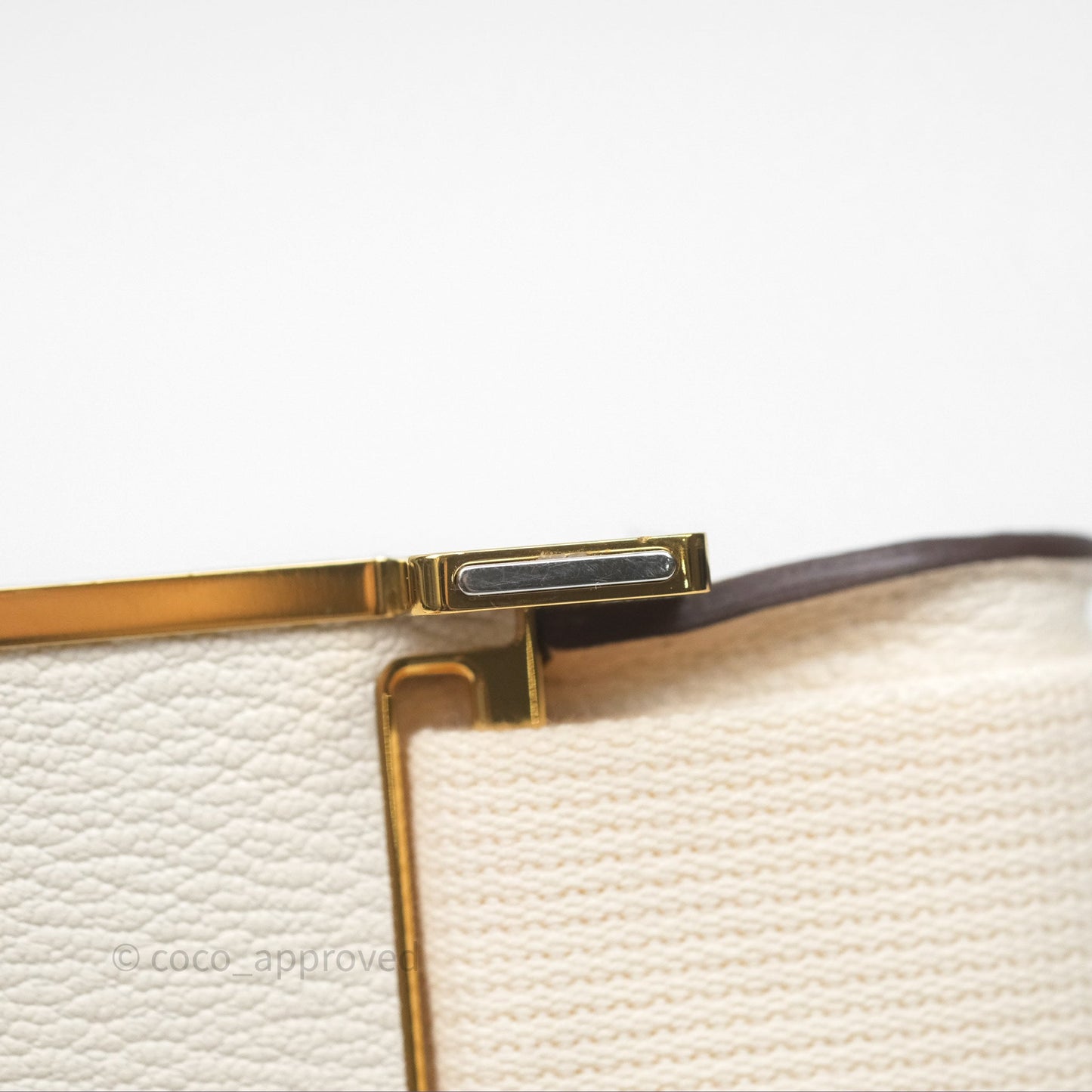 Hermès Geta Bag Nata I2 Chevre Mysore Gold Hardware