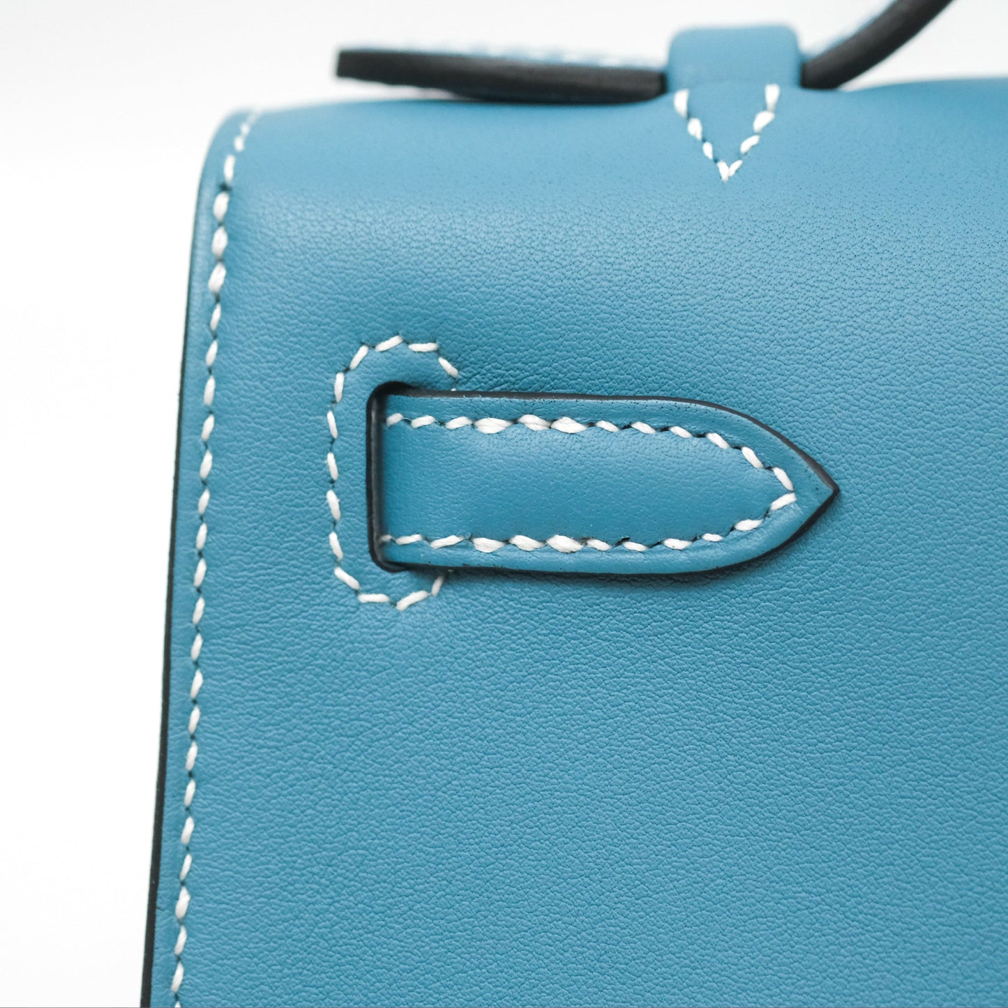 Hermès Kelly Mini Pochette Bleu Jean Swift Gold Hardware