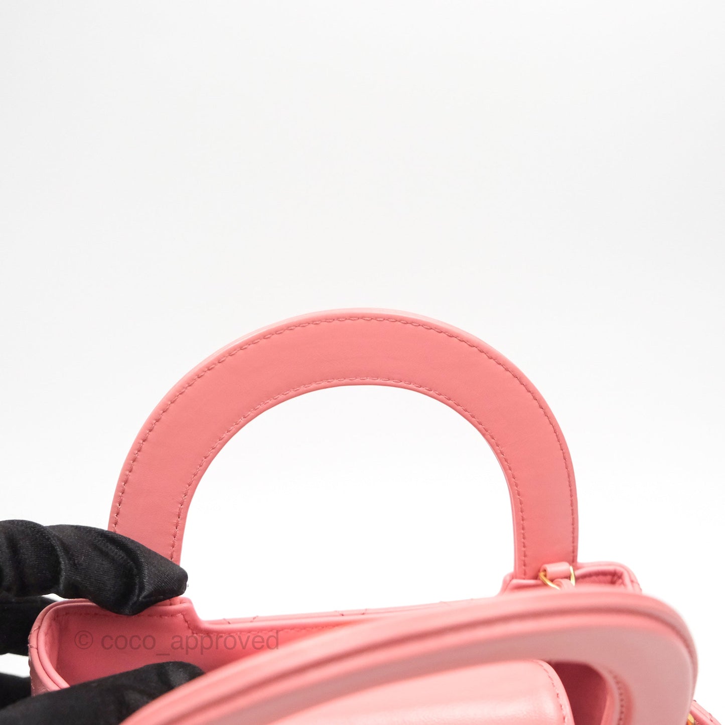 Chanel Kelly Bag Quilted Pink Shiny Calfskin Aged Gold Hardware