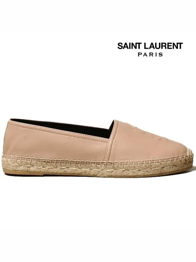 Luxury Saint Laurent Cassandre Leather Espadu Pink
