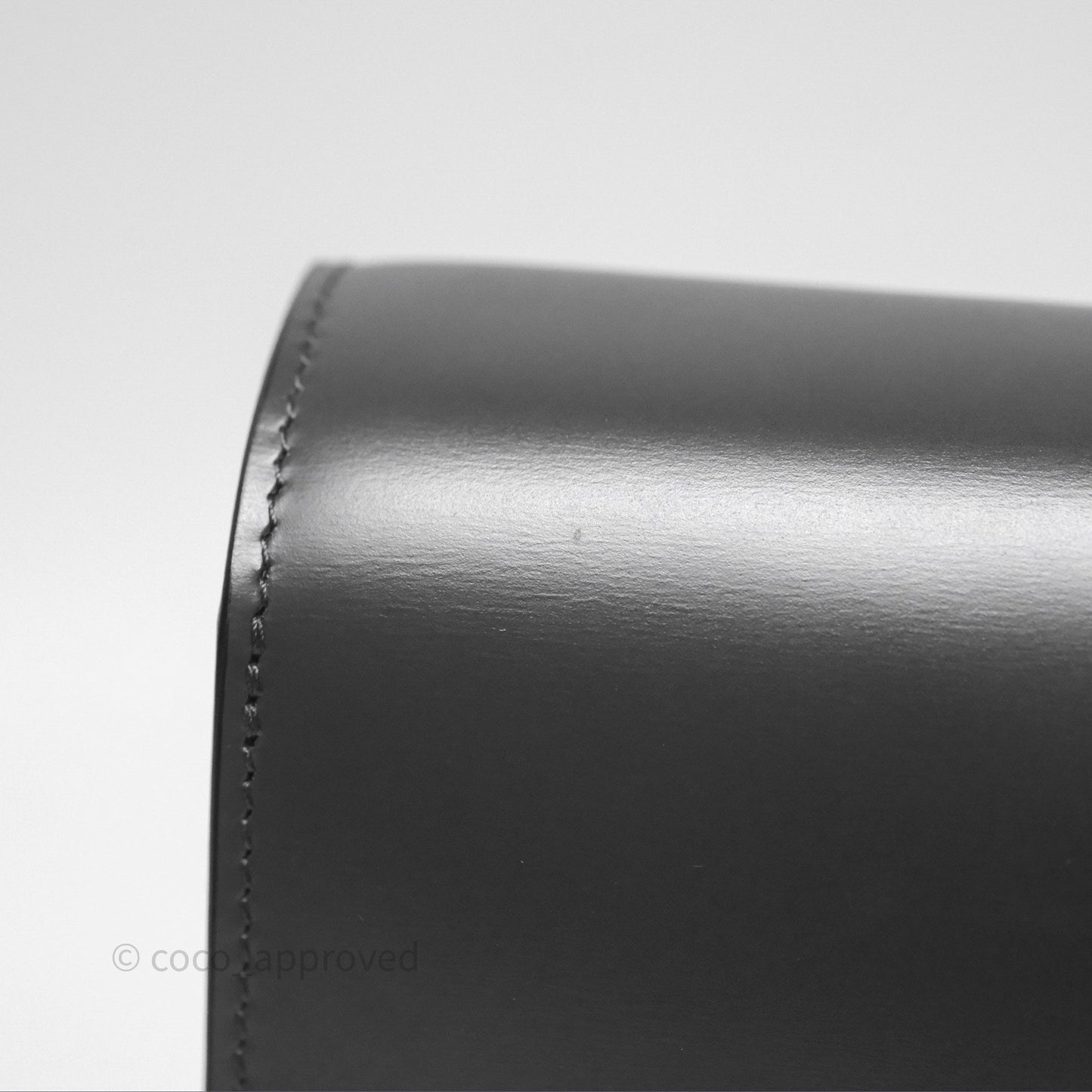Celine Teen Classic Box Flap Dark Grey Box Calfskin