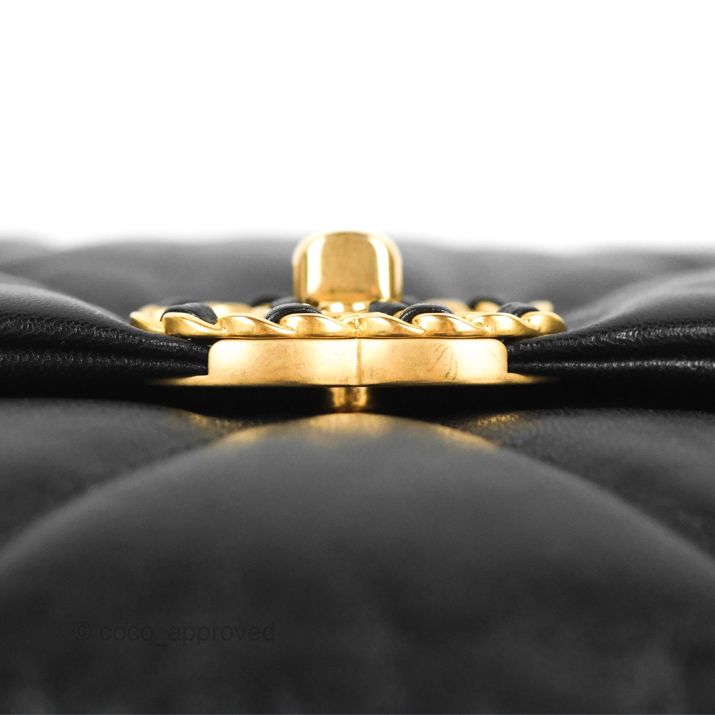 Chanel 19 Medium Black Goatskin Mixed Hardware