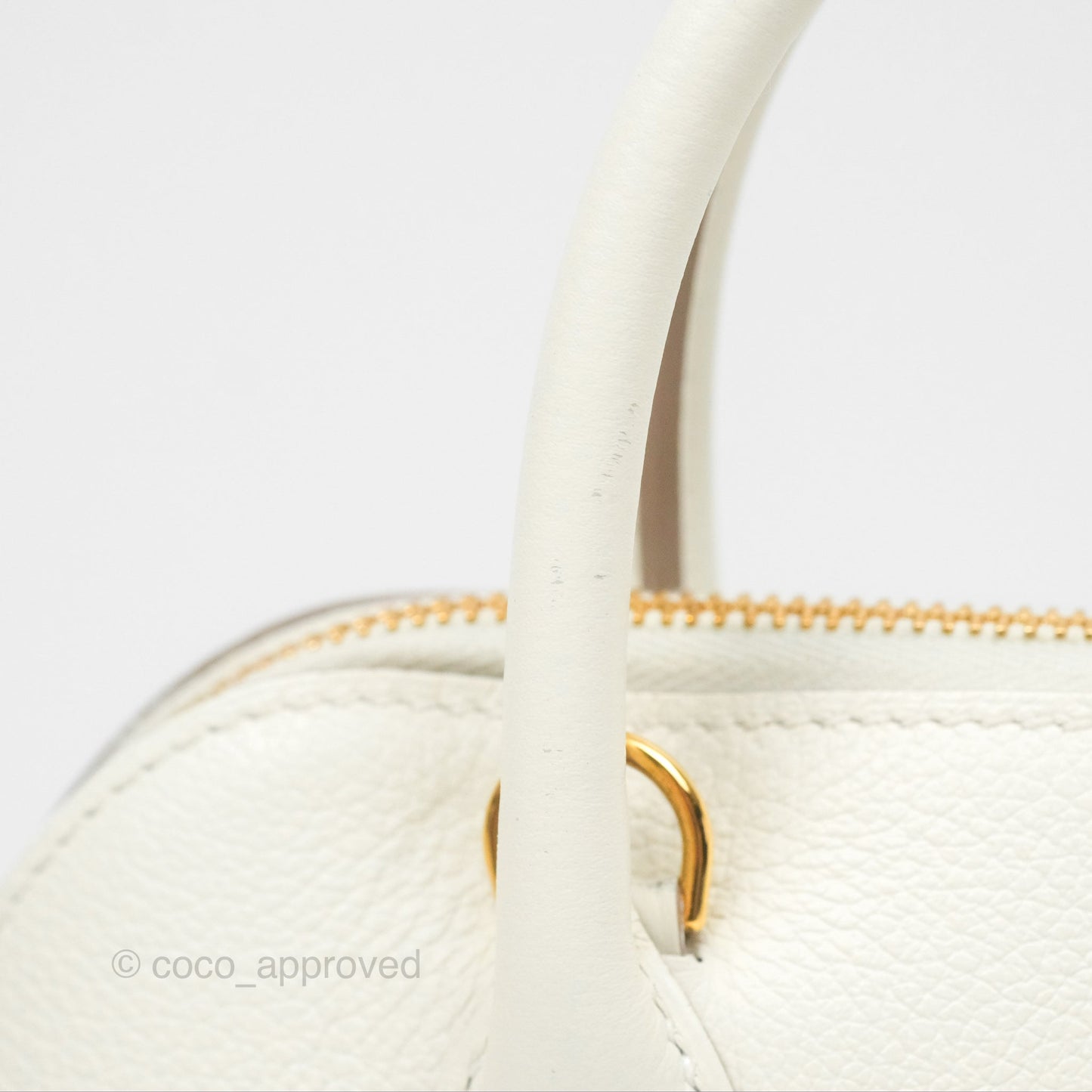 Hermès Bolide 1923 25 Mushroom 0T/Biscuit 48 Evercolor Gold Hardware